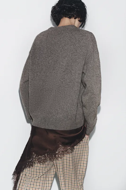 Джемпер из кашемира и шерсти ZARA Джемпер из кашемира и шерсти ZARA