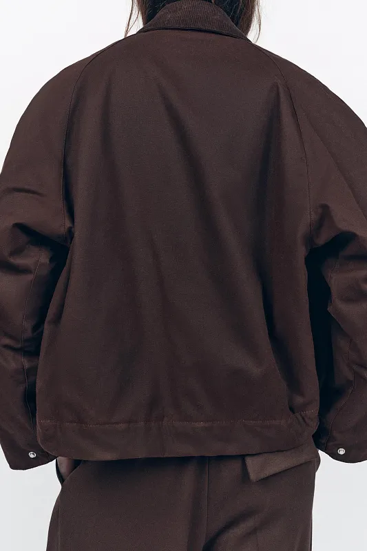 Вощеная куртка с вельветовым воротником ZARA Вощеная куртка с вельветовым воротником ZARA