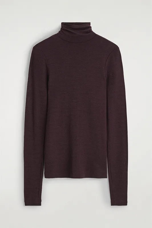 Водолазка из шерсти мериноса COS Водолазка из шерсти мериноса COS